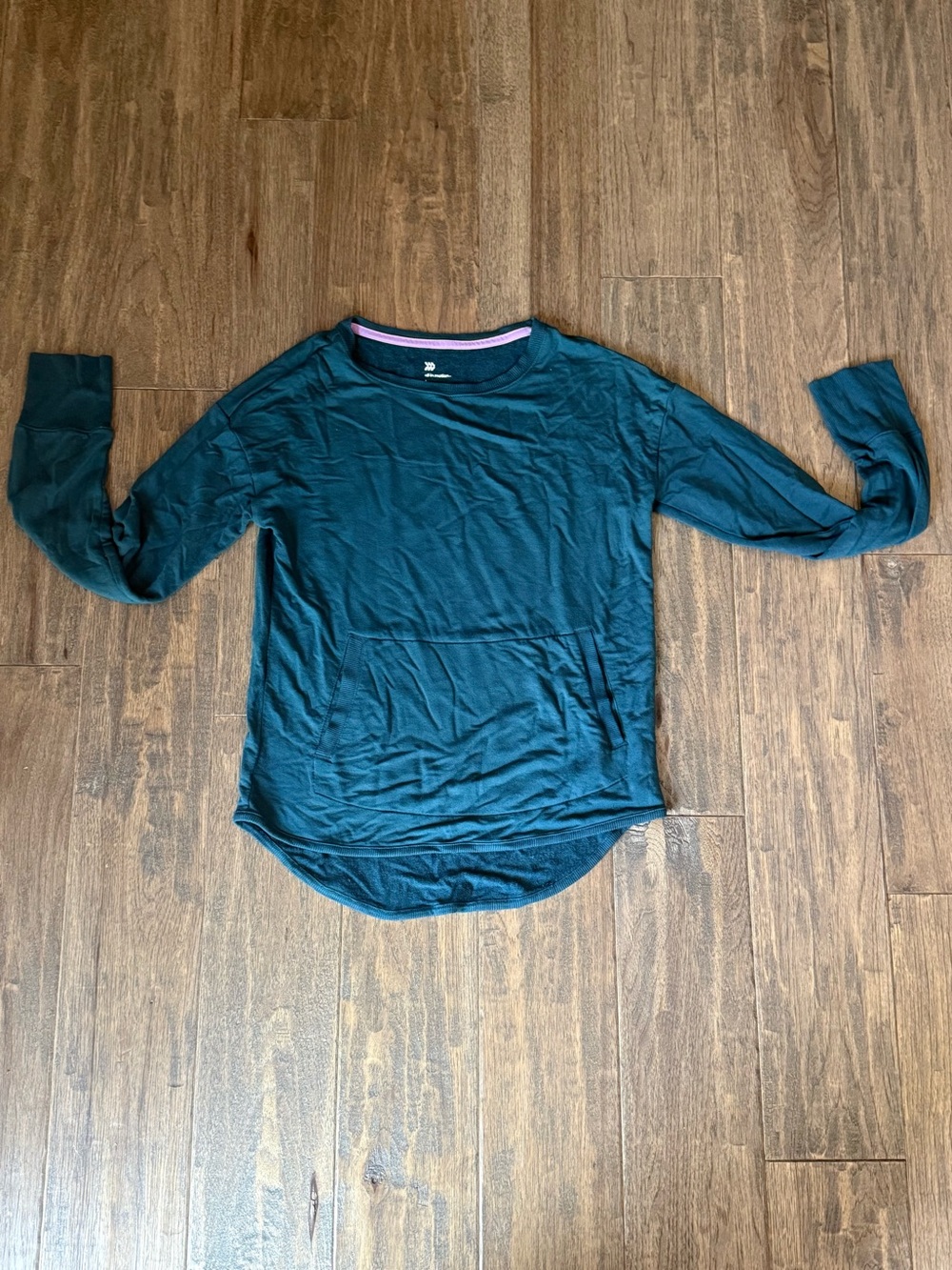 Girls size large (10/12) All in Motion dark green lightweight sweatshirt